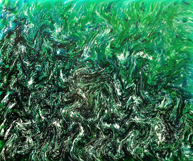 Wenlan Hu Frost - Fluid Dynamics Series No. 10: Emerald Water Wenlan Hu Frost - Fluid Dynamics Series No. 10: Emerald Water