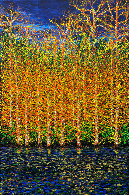 Wenlan Hu Frost - Natural Expressionism No. 22: Night at Brazos Wenlan Hu Frost - Natural Expressionism No. 22: Night at Brazos