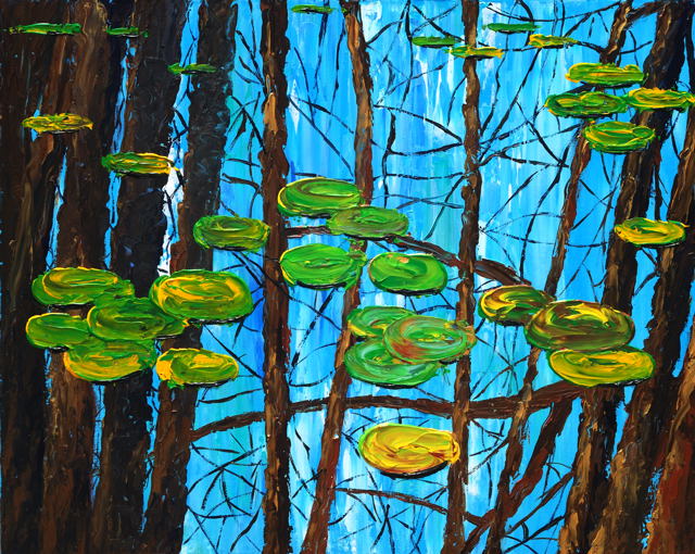 Wenlan Hu Frost - Texas Pondscape No. 6 Wenlan Hu Frost - Texas Pondscape No. 6